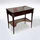 Console Table Writing Desk In Mahogany Louis XVI Style 20th Century Period