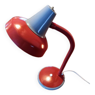 Red desk lamp