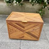 Vintage rattan chest