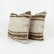 Set of 2 vintage kilim cushion covers 51x51 cm