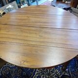 6-legged walnut shutter table