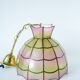 suspension en nacre Rose et Jaune, 1970