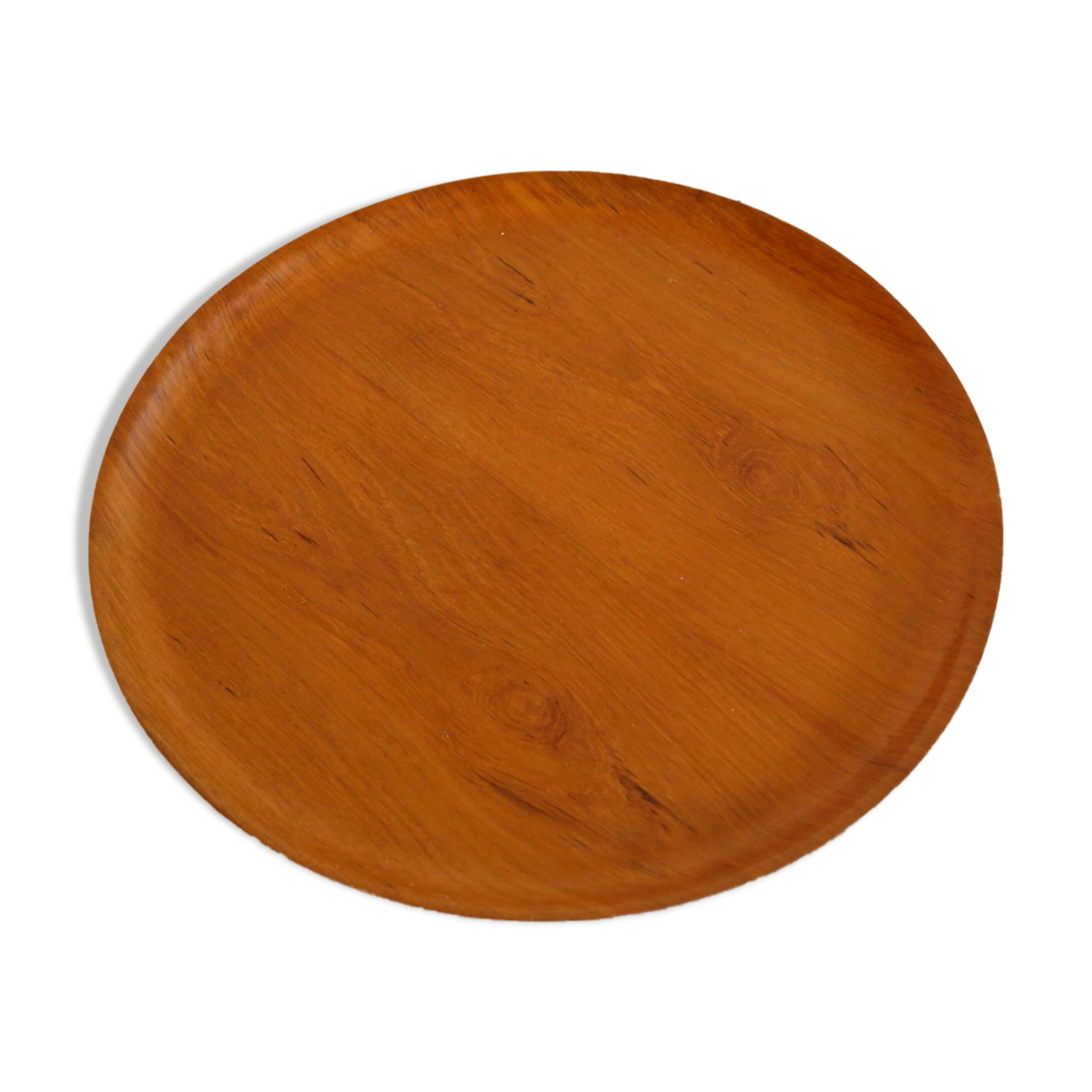 Scandinavian vintage teak tray 1960