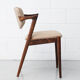 Dining chairs in rosewood, model 42, by Kai Kristiansen.