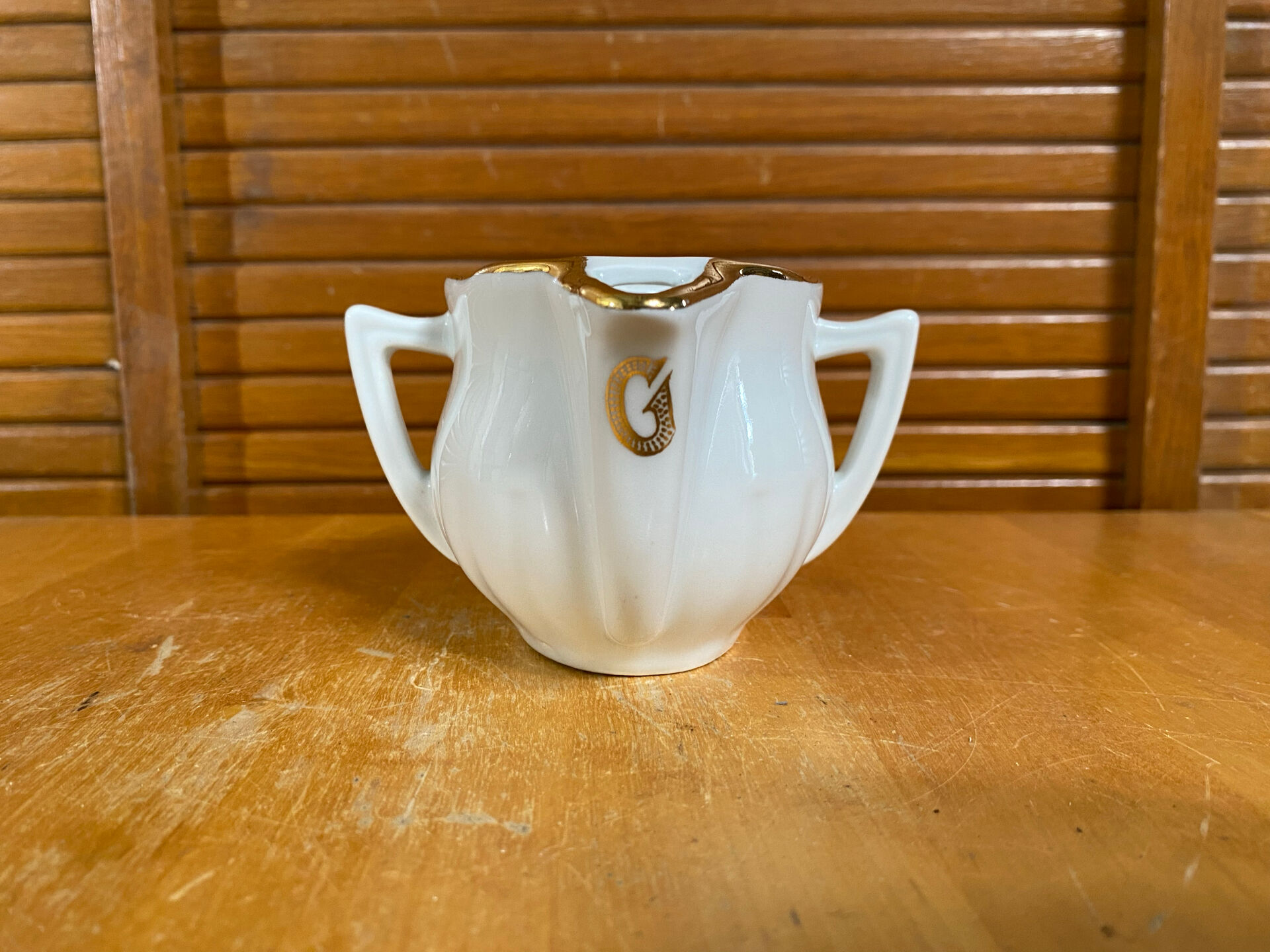 Double sauce boat antique pillivuyt fat lean porcelain white