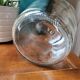 Transparent demijohn vase