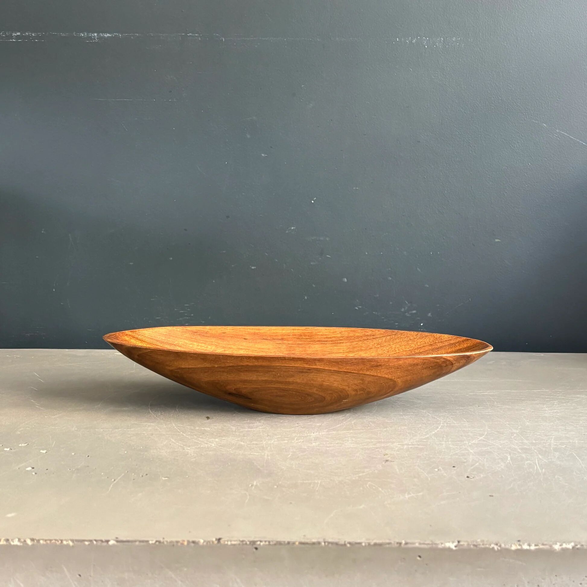 Vintage teak bowl / catchall