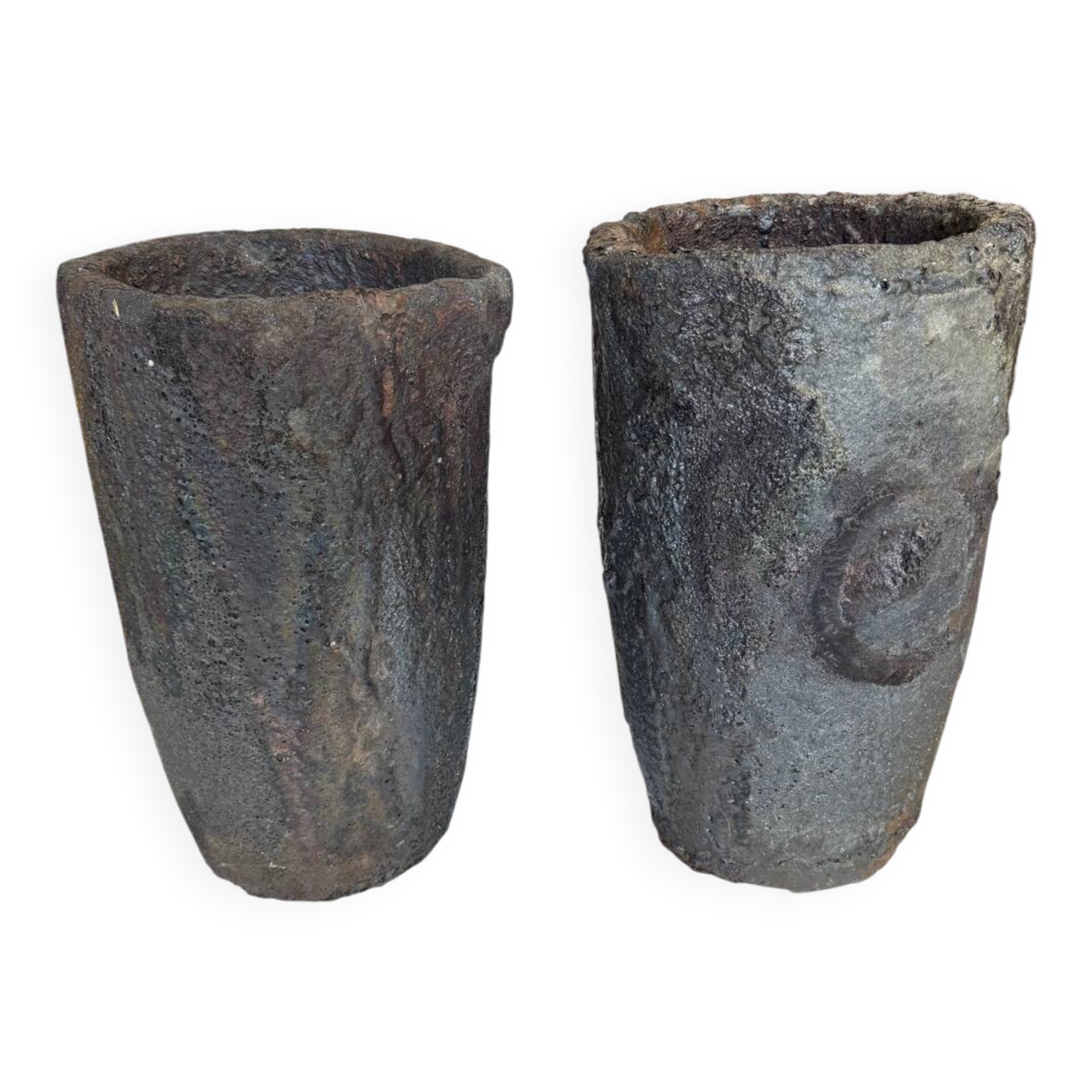 Foundry crucibles industrial decoration