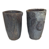 Foundry crucibles industrial decoration