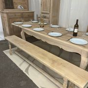 Solid oak farmhouse table