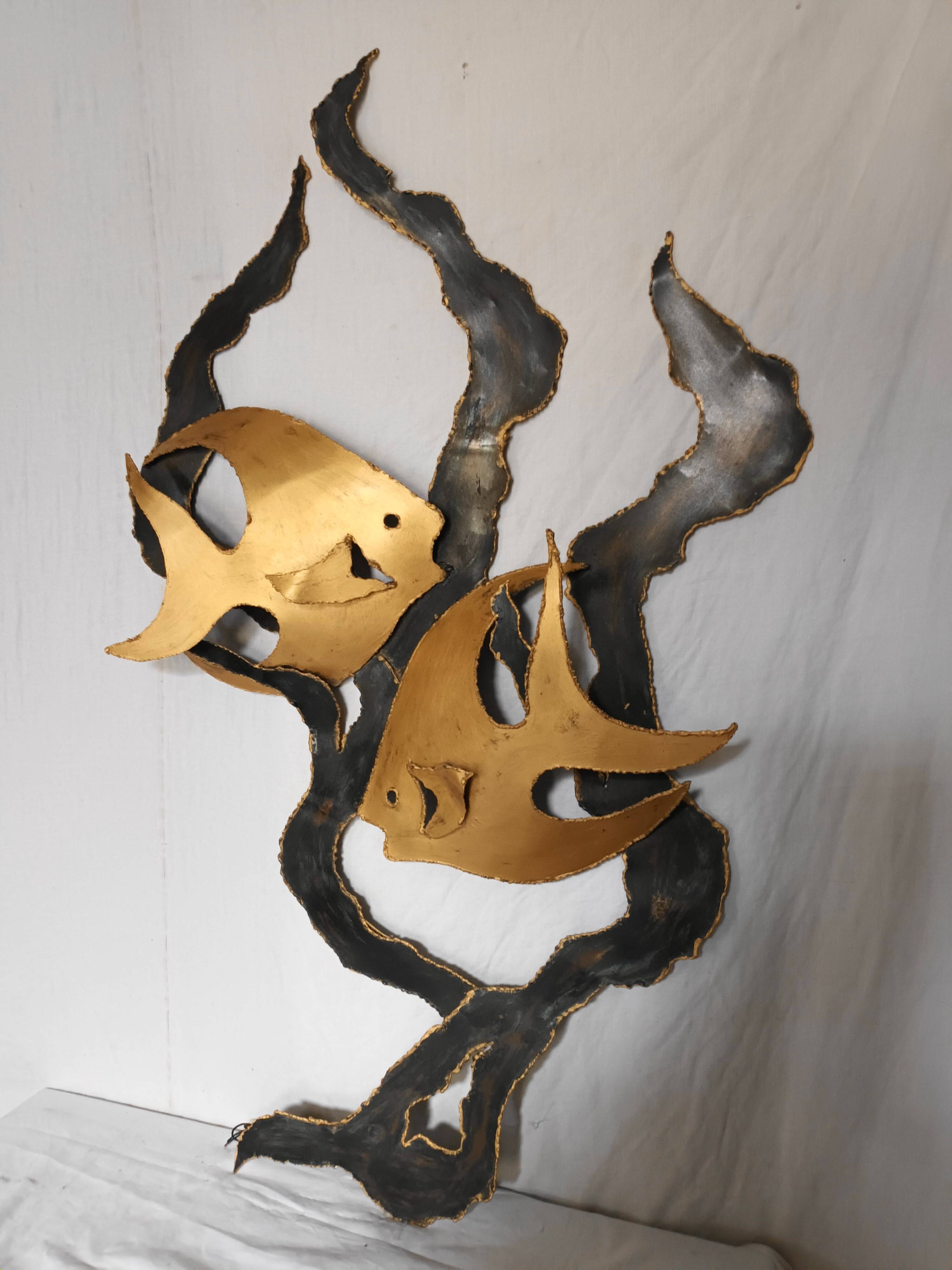 Decorative and luminous wall light from the 60s