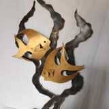 Decorative and luminous wall light from the 60s