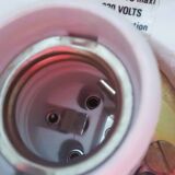 Old black Jieldé workshop lamp with clamp, 2 arms (35 and 50cm) - E27 150W.