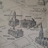 Map / plan of the monuments of the city of Lille