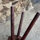 Vintage wooden stool with three legs Cottage Farm Stool
