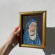 Petite peinture de vierge / tableau ancien