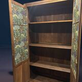 Vintage Parisian wooden wardrobe