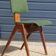 Chaise Robin Day « HILLESTAK » 1950 verte