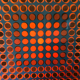 Vintage, Victor Vasarely Op Art print circa 70's