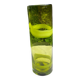 Vintage green glass vase 1970