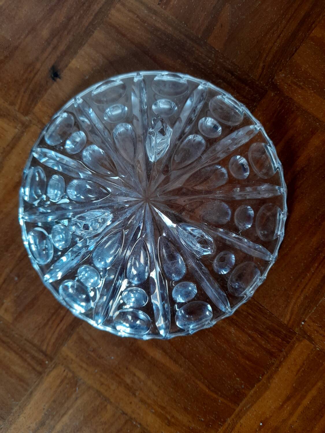 Antique glass bowl