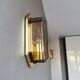 Set of 2 Glash-tte Limburg 1980s glass appliques