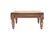 Antique Bajot stool in weathered wood: richly patinated decorative table.