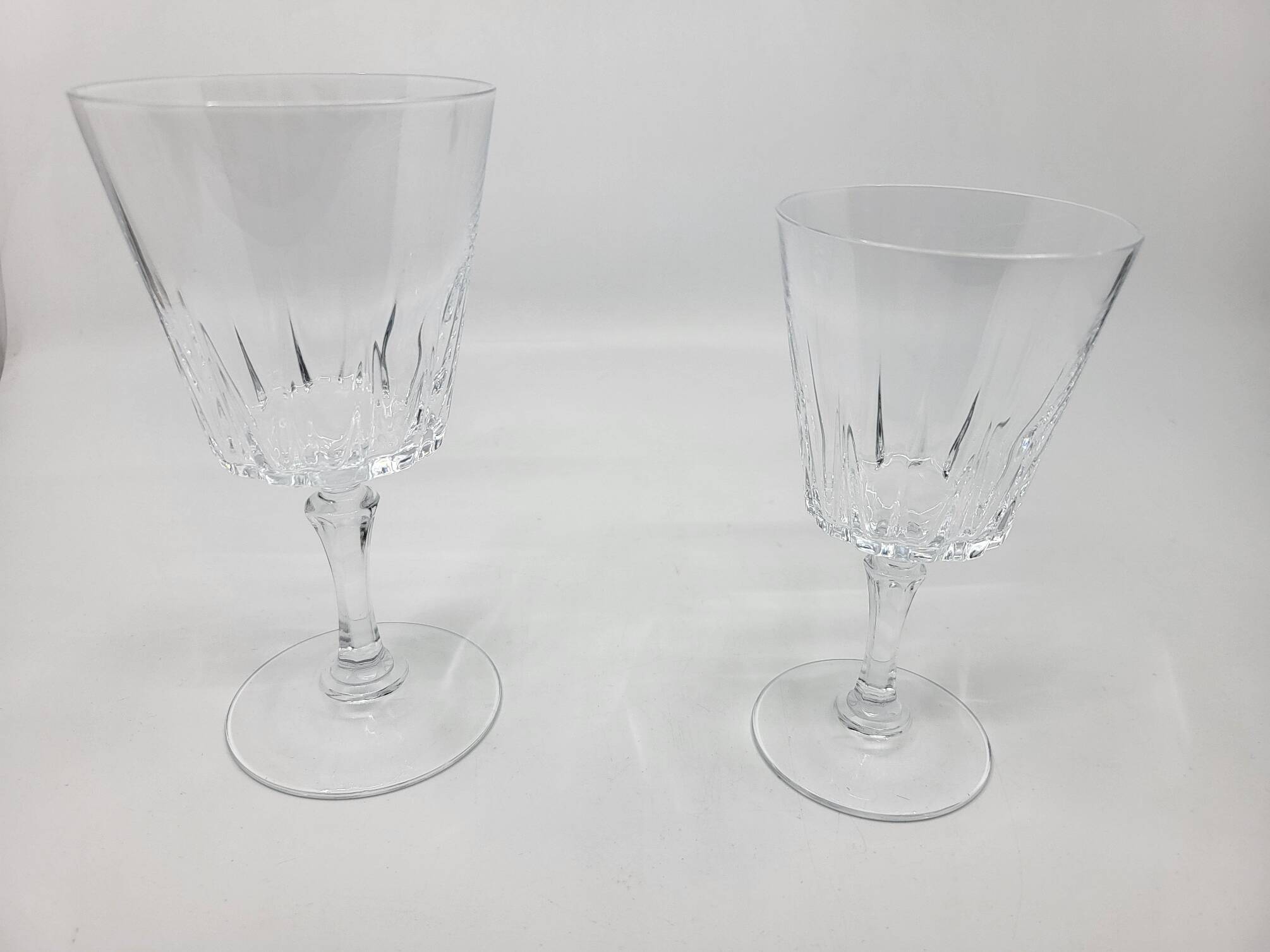 Arques crystal glassware service, Versailles pattern, France (set of 18)