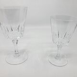 Arques crystal glassware service, Versailles pattern, France (set of 18)