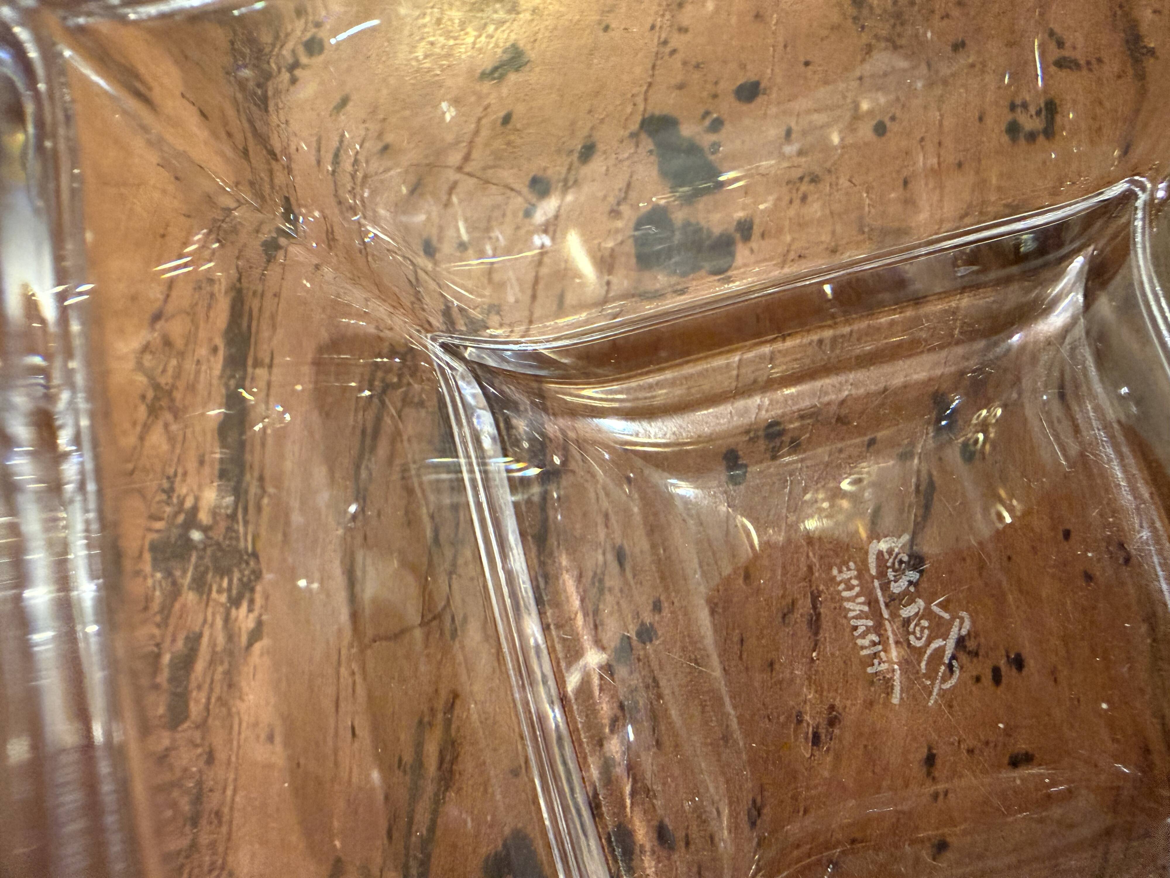 Crystal ashtray from Sèvres