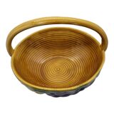 Vintage fruit basket in Sarreguemines slip