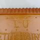 Decorative serving tray in resin, 1960s