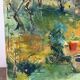 The vegetable garden, oil on canvas signed Lohezic 1974.