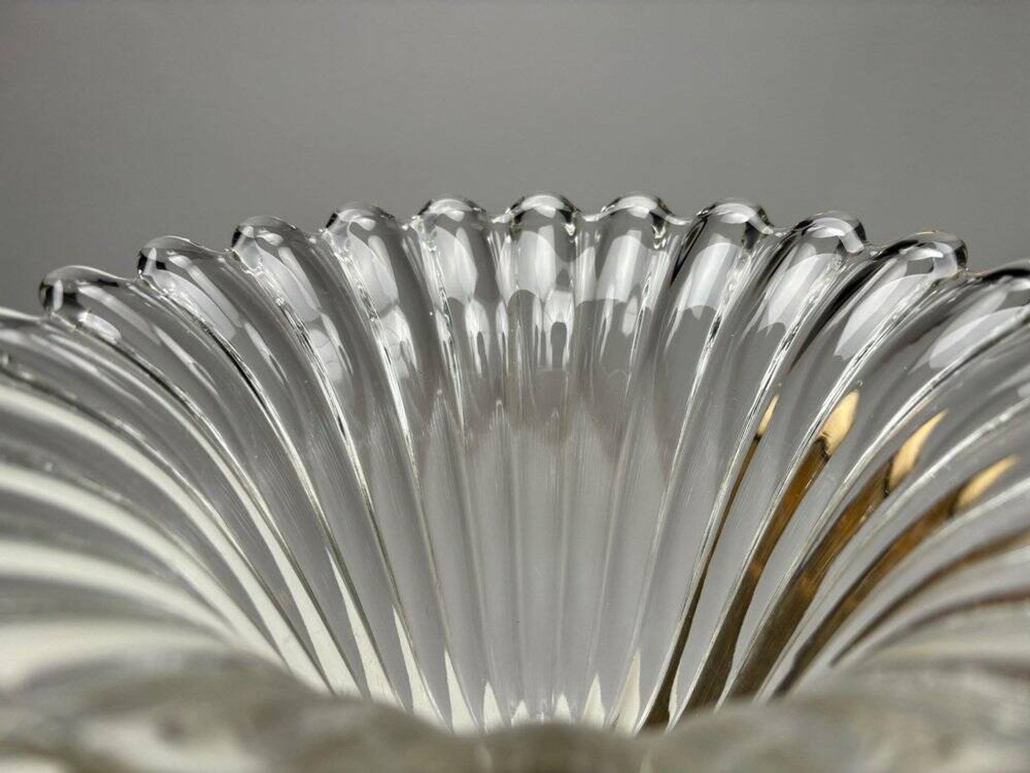 Murano Glass Wall Lamps attributed to Ercole Barovier, Italy, 1940s, Set of 4