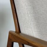 Danish palisander armchairs by Kai Kristiansen