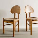 Vintage Danish Mid Century Wooden Dining chairs by Rainer Daumiller, 1970s