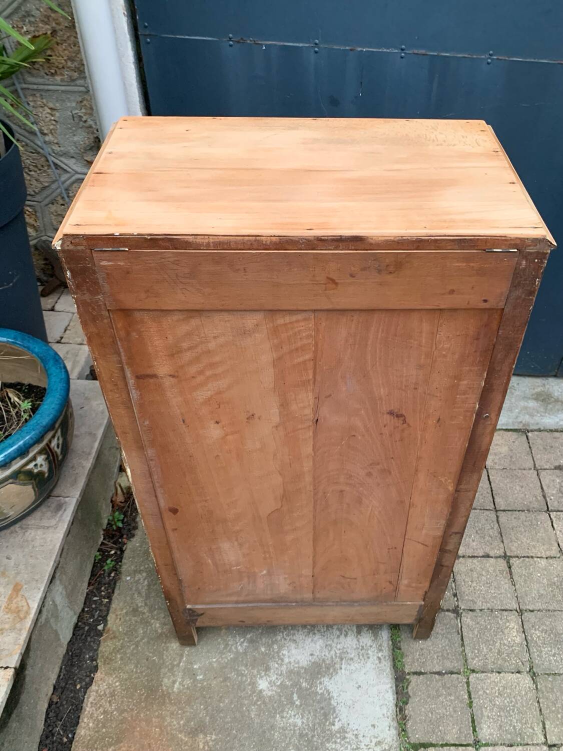 Buffet parisien art déco bois brut 