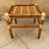 Coffee table end of rattan design sofa