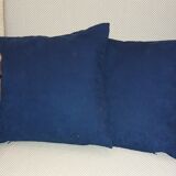 Paire de coussins avec tissu Veloutine de Nobilis