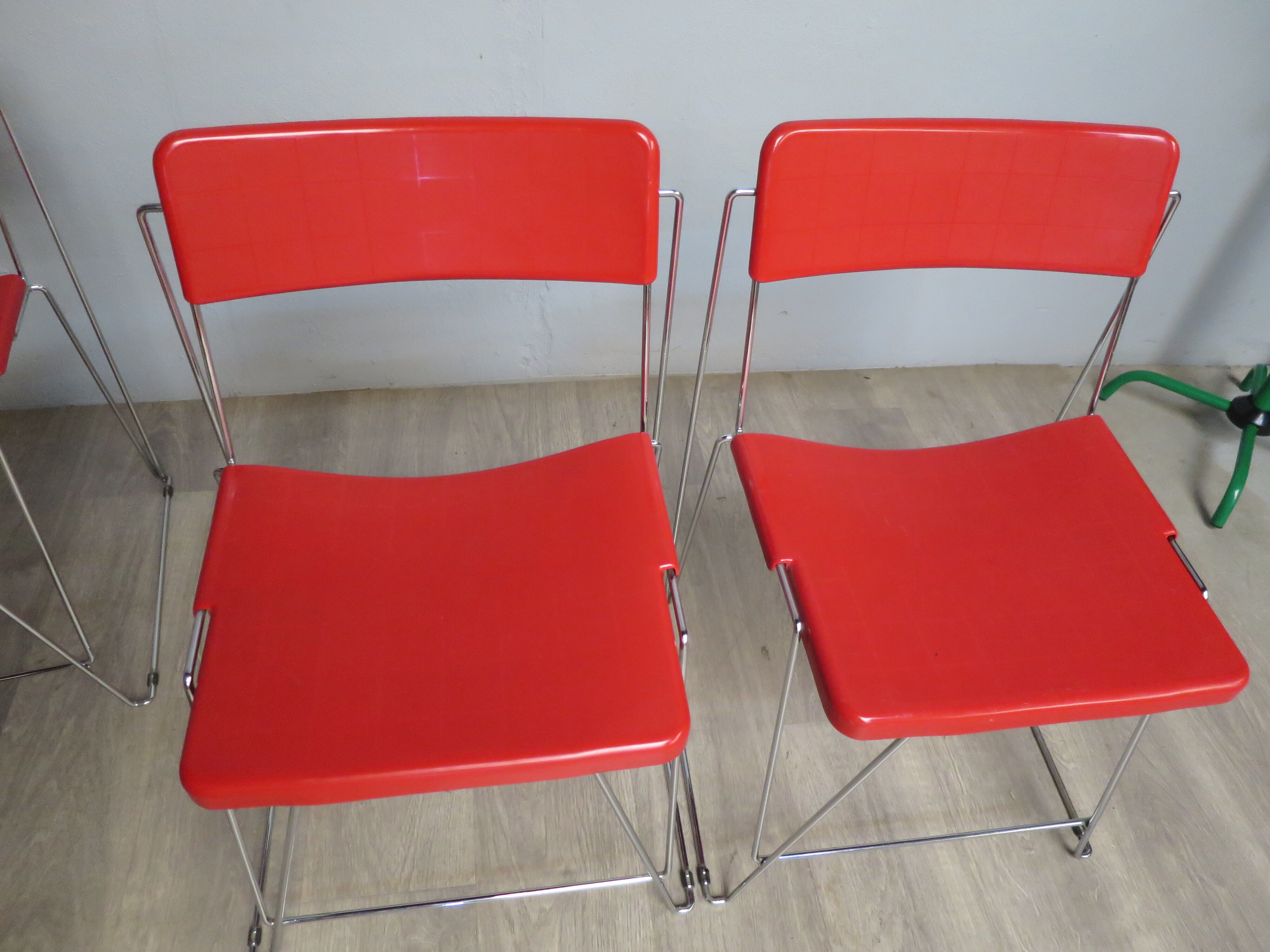 Set of 4 chairs V line Magis by Andries and Hiroko Van Onck