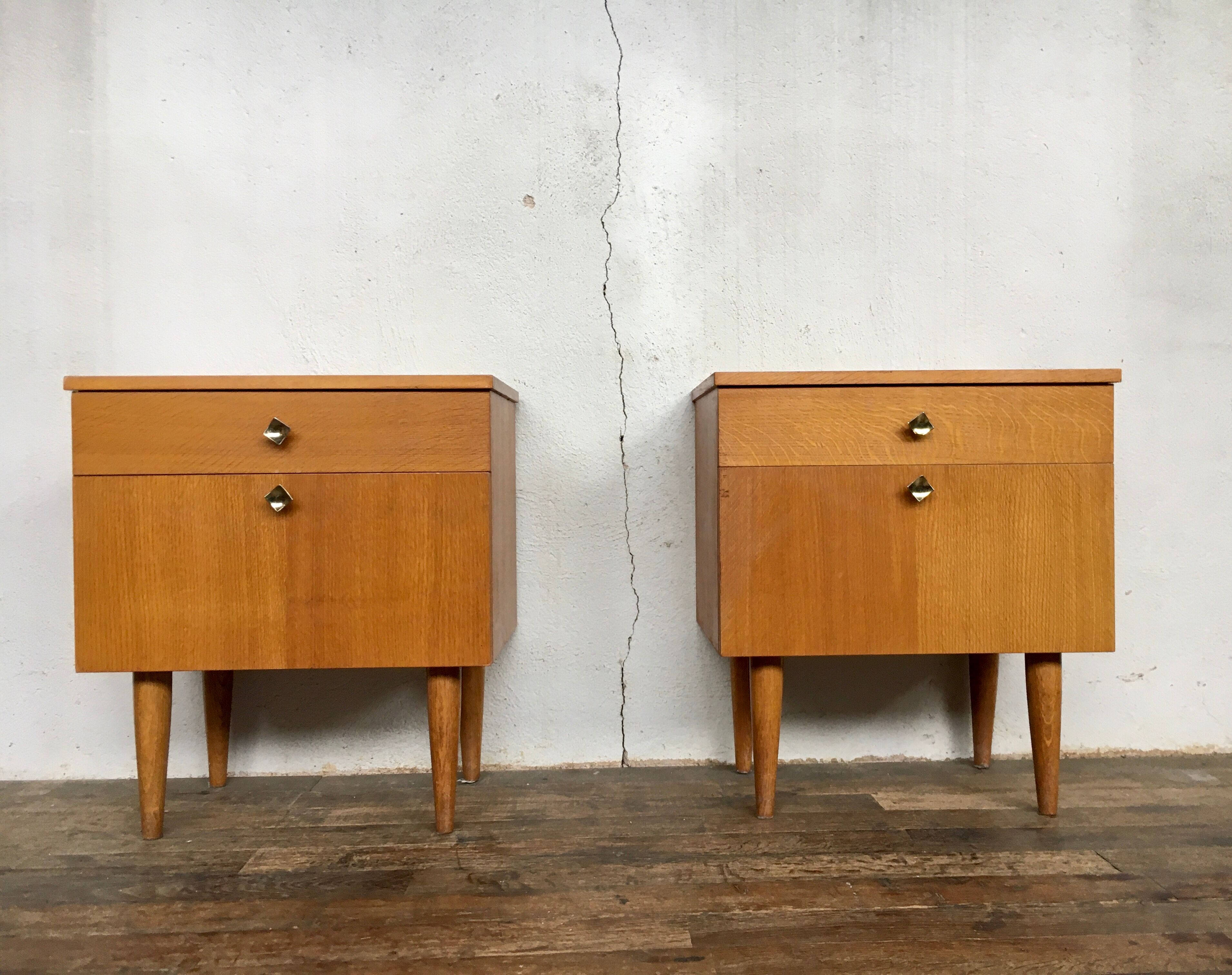 Paire de chevets anciens 1950/1960
