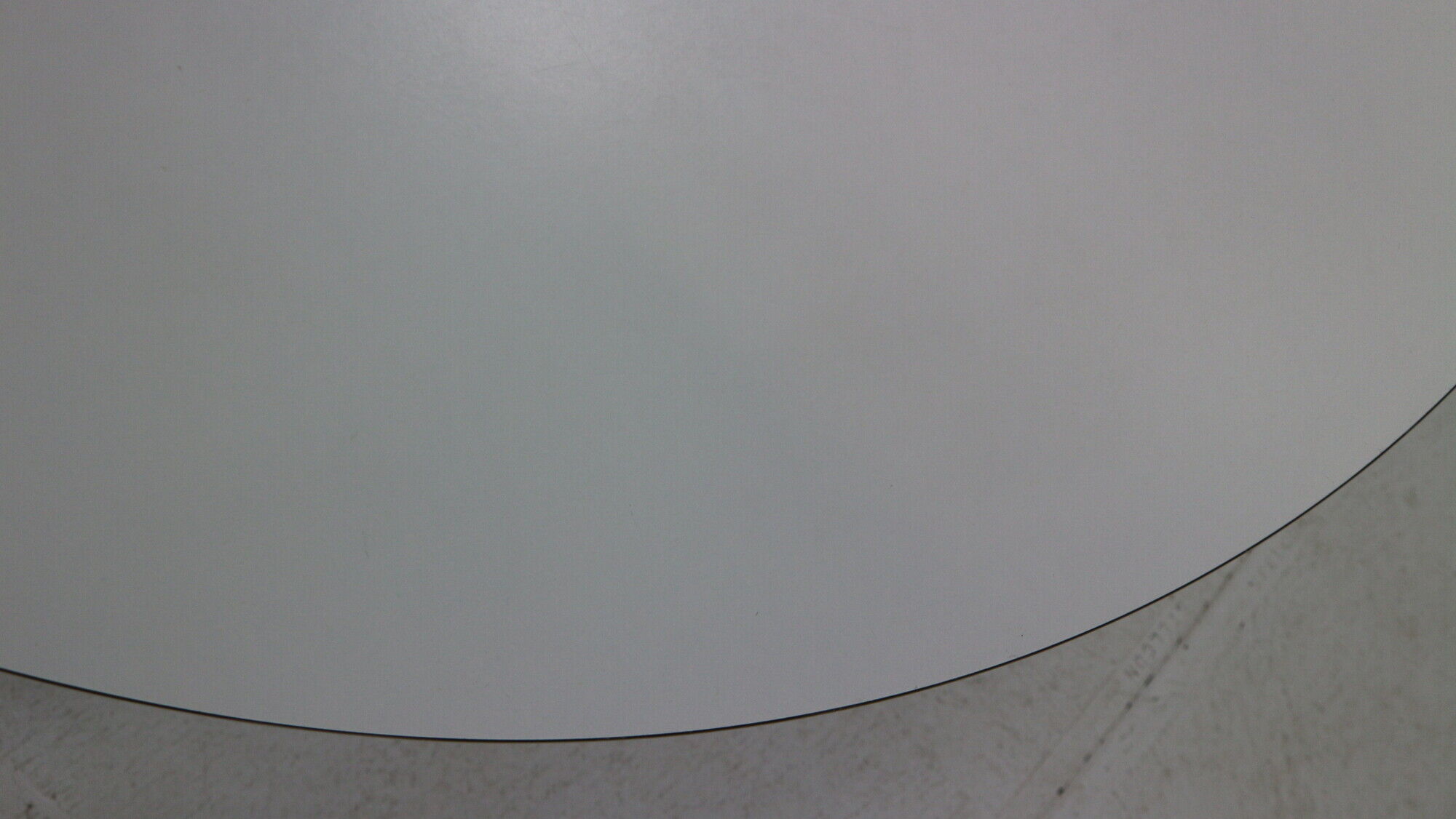Börje johanson round white & chrome "tulip" dinning table, 1968 sweden