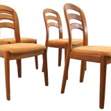 Set van 4 Glostrup eetkamerstoelen 'Gronsalen'