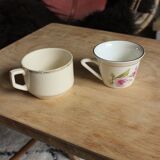 Lot 2 tasses à café chevreuse Gien Sarreguemines