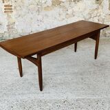 Vintage Danish teak coffee table, circa 1960's