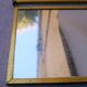 Ancien miroir triptyque de barbier ou de coiffeuse
