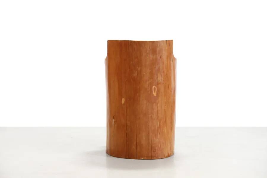 Swedish pine trunk chair from the 1960s