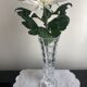 High vase, cut glass
