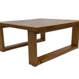 Vintage coffee table pinewood minimalist 1960s
