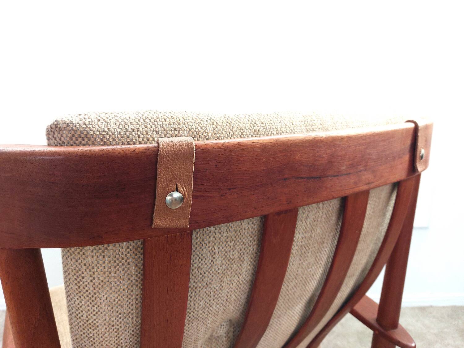 PJ56 armchair by Grete Jalk for Poul Jeppesen - Denmark circa 1960